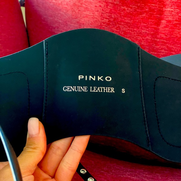 Pinko leather belt